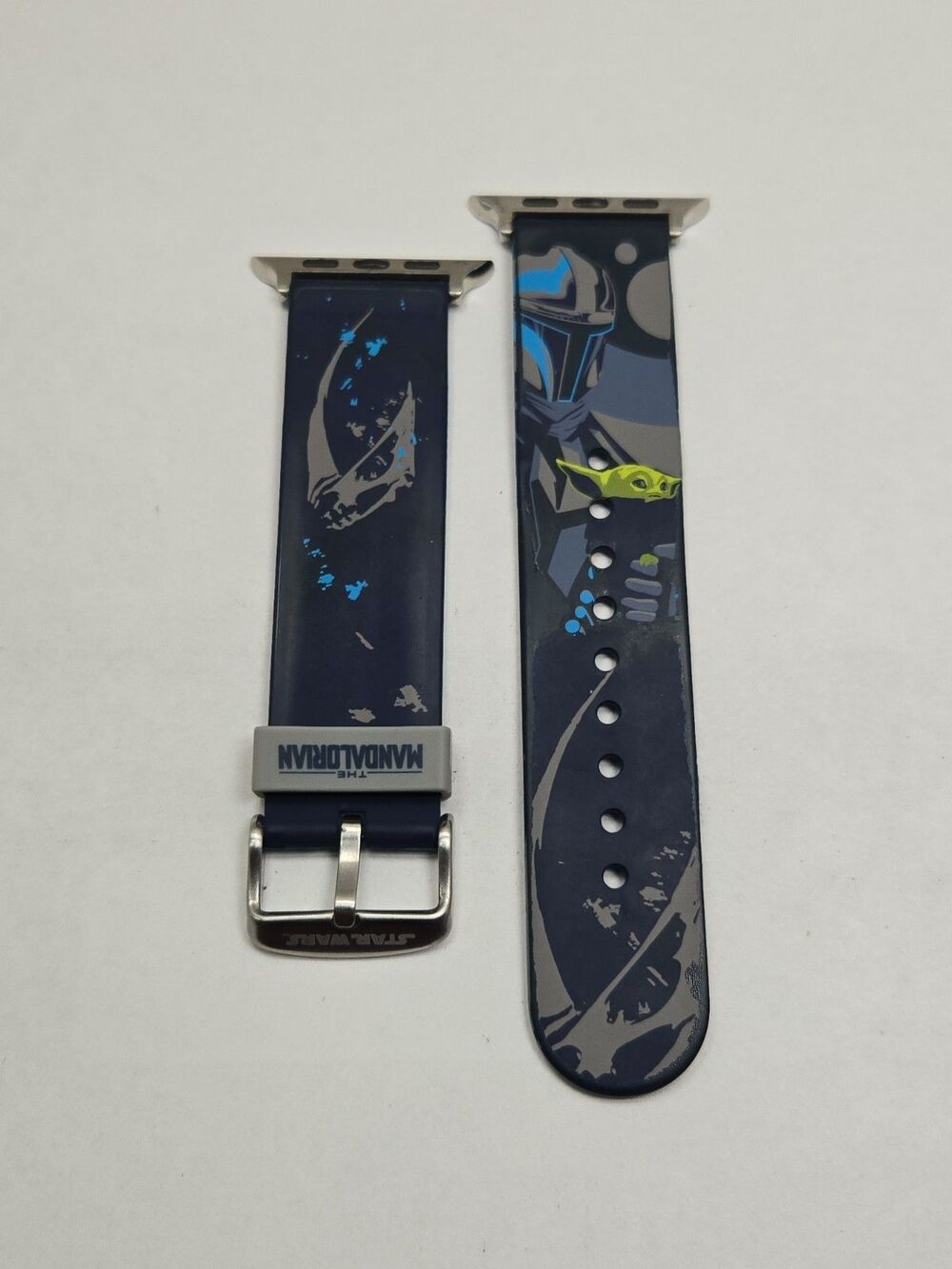 MobyFox Star Wars Mandalorian Beskar Armor Grogu Apple Watch Band 42/44/45mm